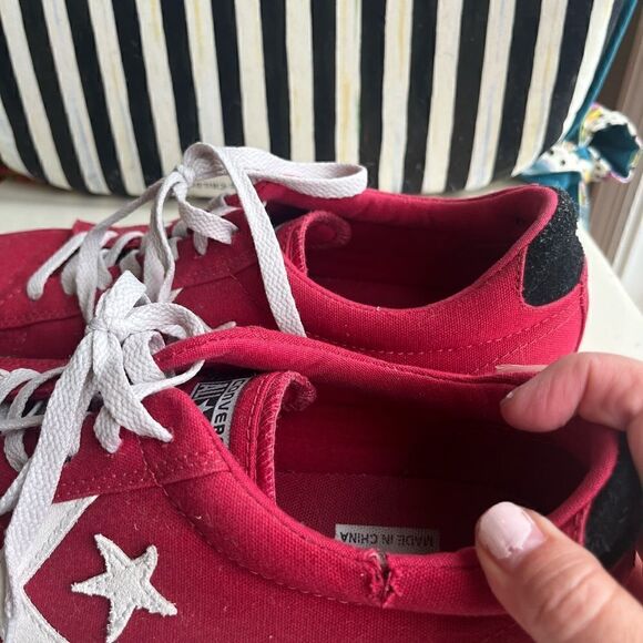 Converse Men’s All-Stars Red Canvas - Picture 4 of 8